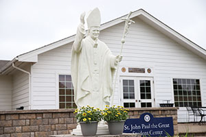 Statue of Pope Saint John Paul II